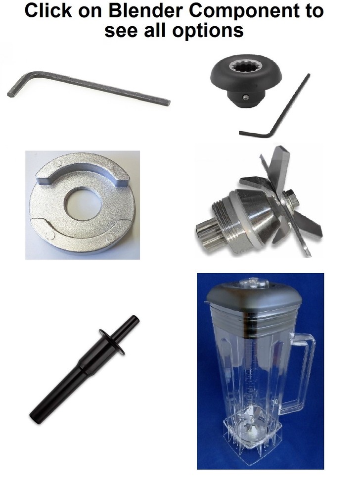 Replacement Part Compatible with Vitamix Blender,Drive Socket, Blade,Jar, Tamper