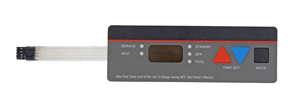 Pool Heater Keypad Membrane Heaters Control Panel Switch