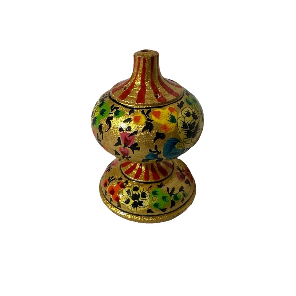 Incense Stick Holder Hand-painted Lacquered Paper Mache