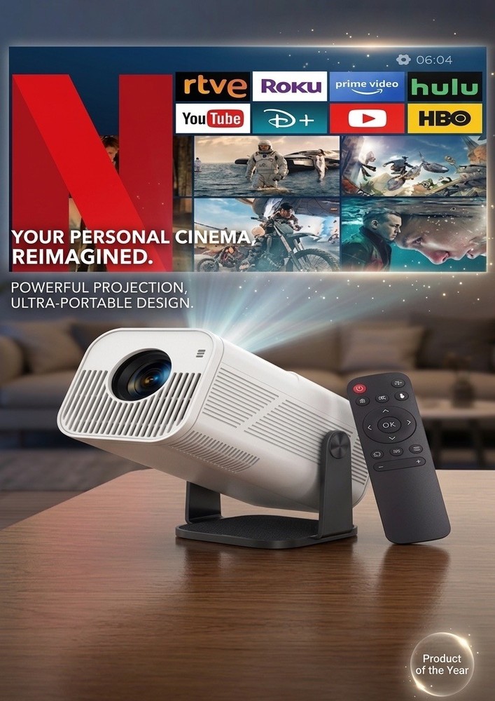 AMOVFILM Advanced Portable Projector