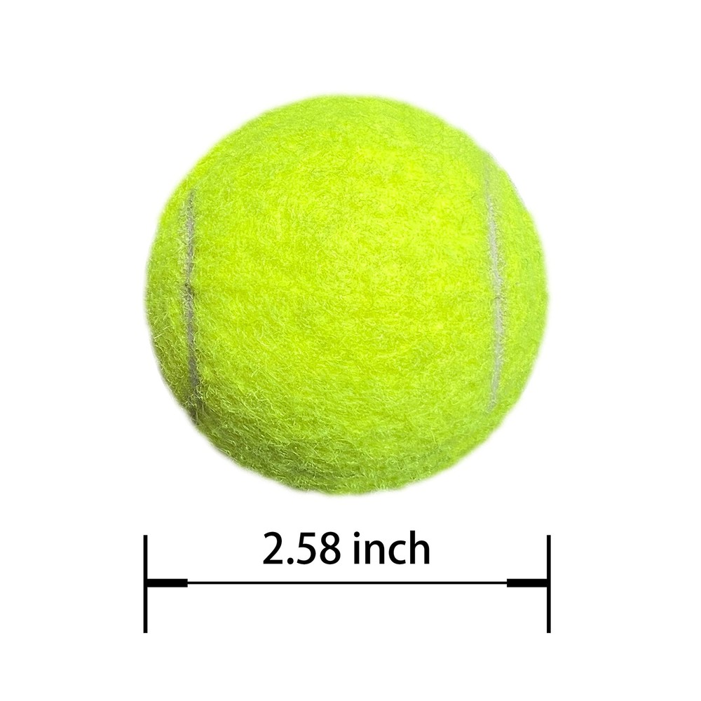 HPWFHPLF Tennis Balls, 12 Pack Advanced Training & Practice Yellow