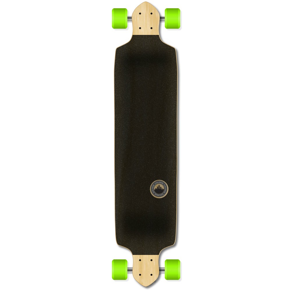 Yocaher Drop Down Blank Longboard Complete - Stained Black