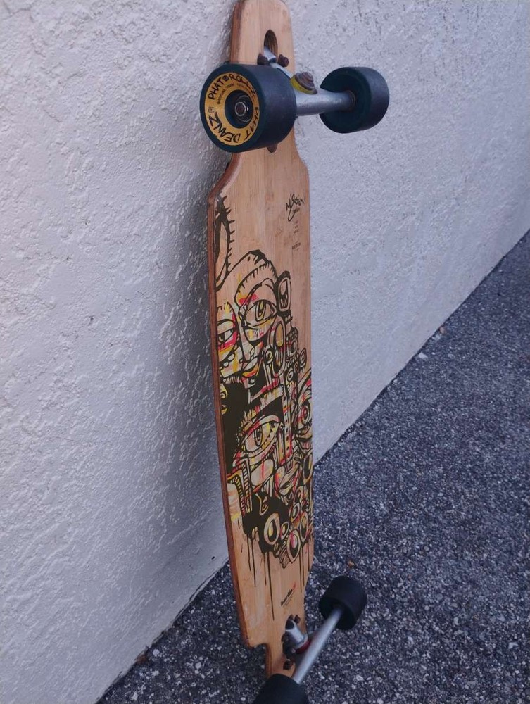 Bustin Mission Longboard — Paris Trucks & Phat Deanz Wheels Medium Flex
