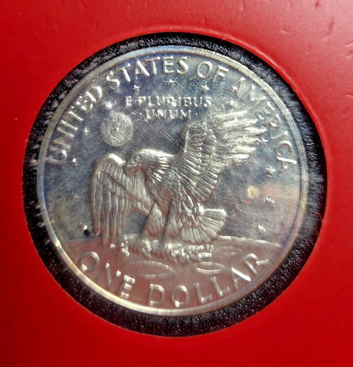 1971-s Silver (40%) Eisenhower Dollar Proof in Original Case