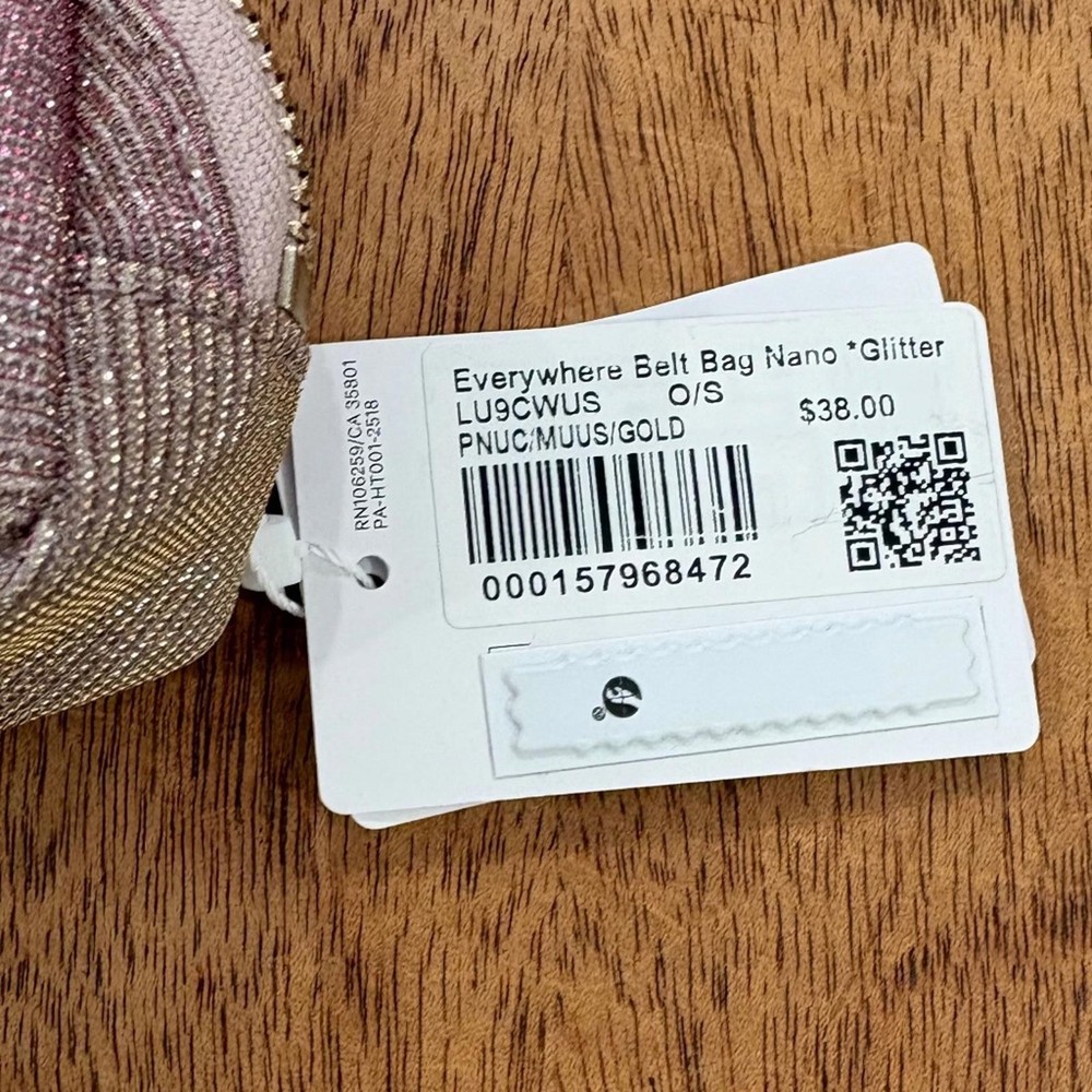 Lululemon Belt bag nano glitter