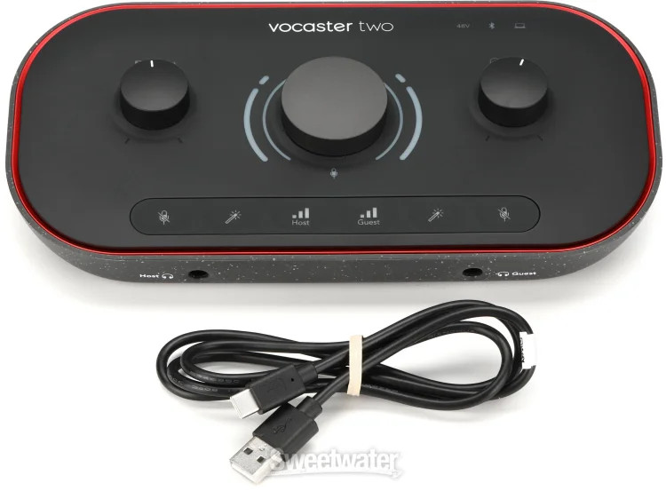 Focusrite Vocaster Two USB-C Podcasting Audio Interface