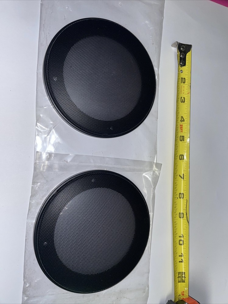 (2) UNIVERSAL 4" SPEAKER COAXIAL COMPONENT PROTECTIVE GRILLS COVERS NEW PAIR