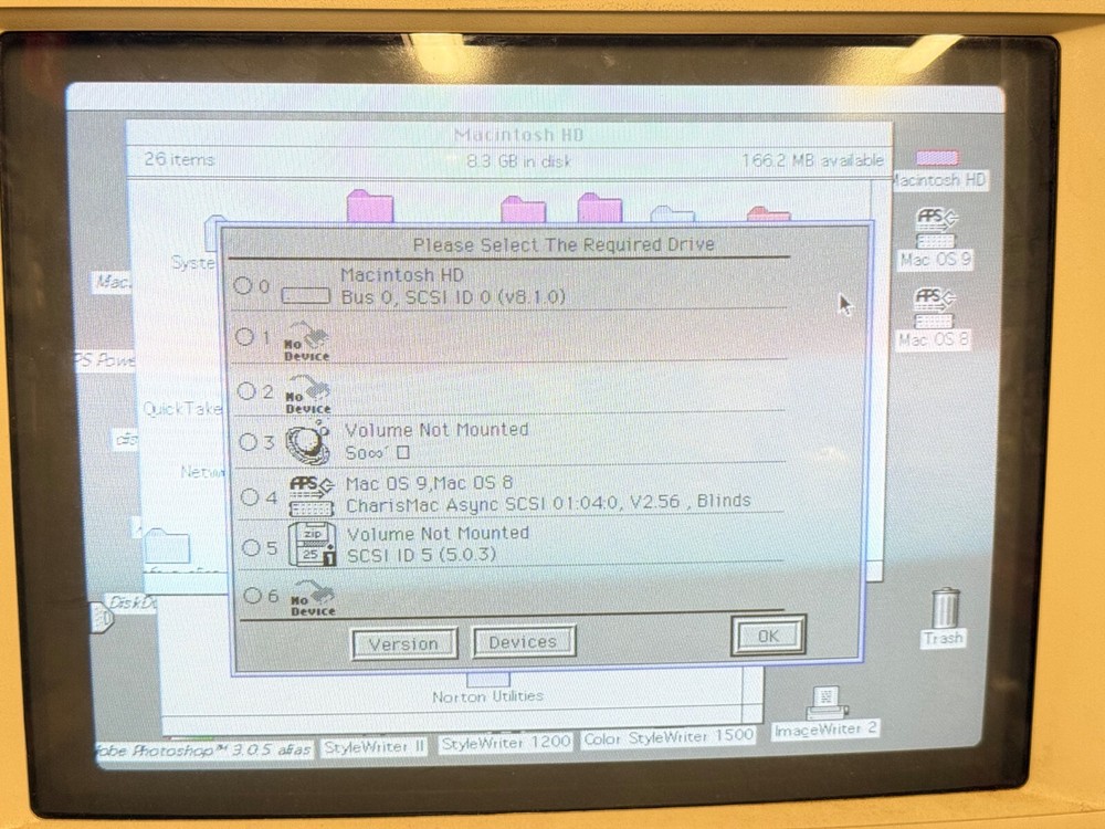 Spot On Hard Drive utility Software 3-1/2" disks - vintage Mac software