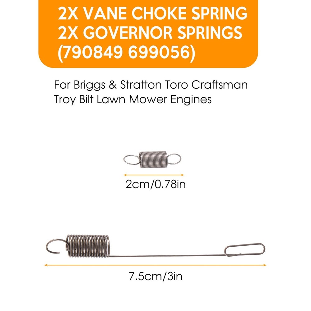 36 Pack Throttle Springs Assortment Throttle Return Springs Linkage Kit Speed...