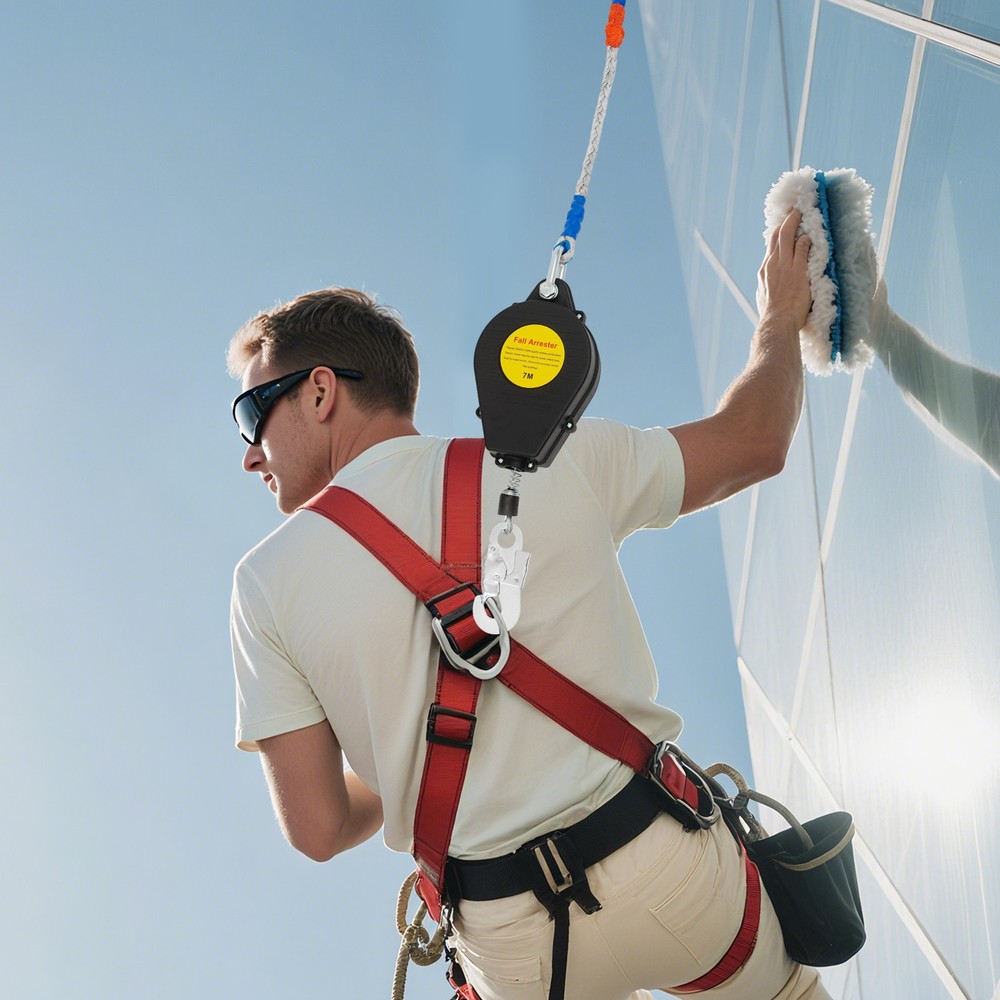 22.9ft Fall Arrester Fall Arrest Protector Fall Protection Gear Self-Retractable