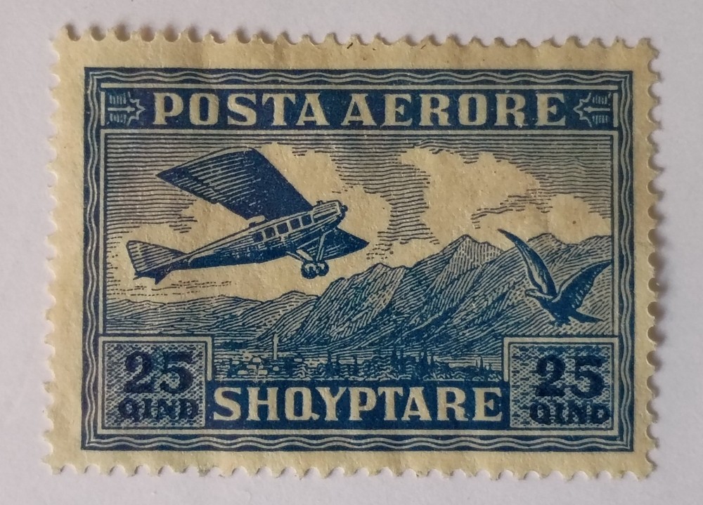 Albania Airmail Stamp, 1925, sc#C3, Unused, NG