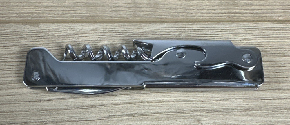 Vintage Waiters Corkscrew Bottle Opener Multi-Purpose Bar Tool