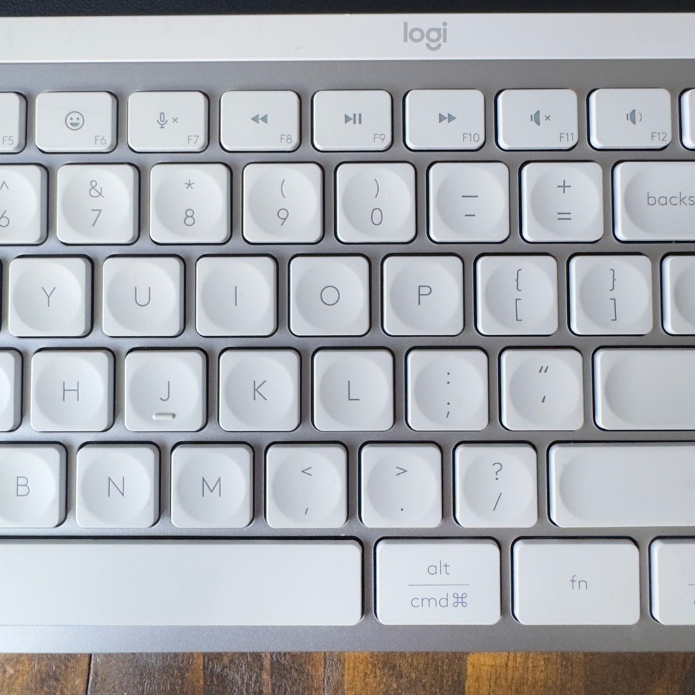 Logitech MX Keys S Keyboard ~ Replacement Key & Switch Part ~ Pale Gray White