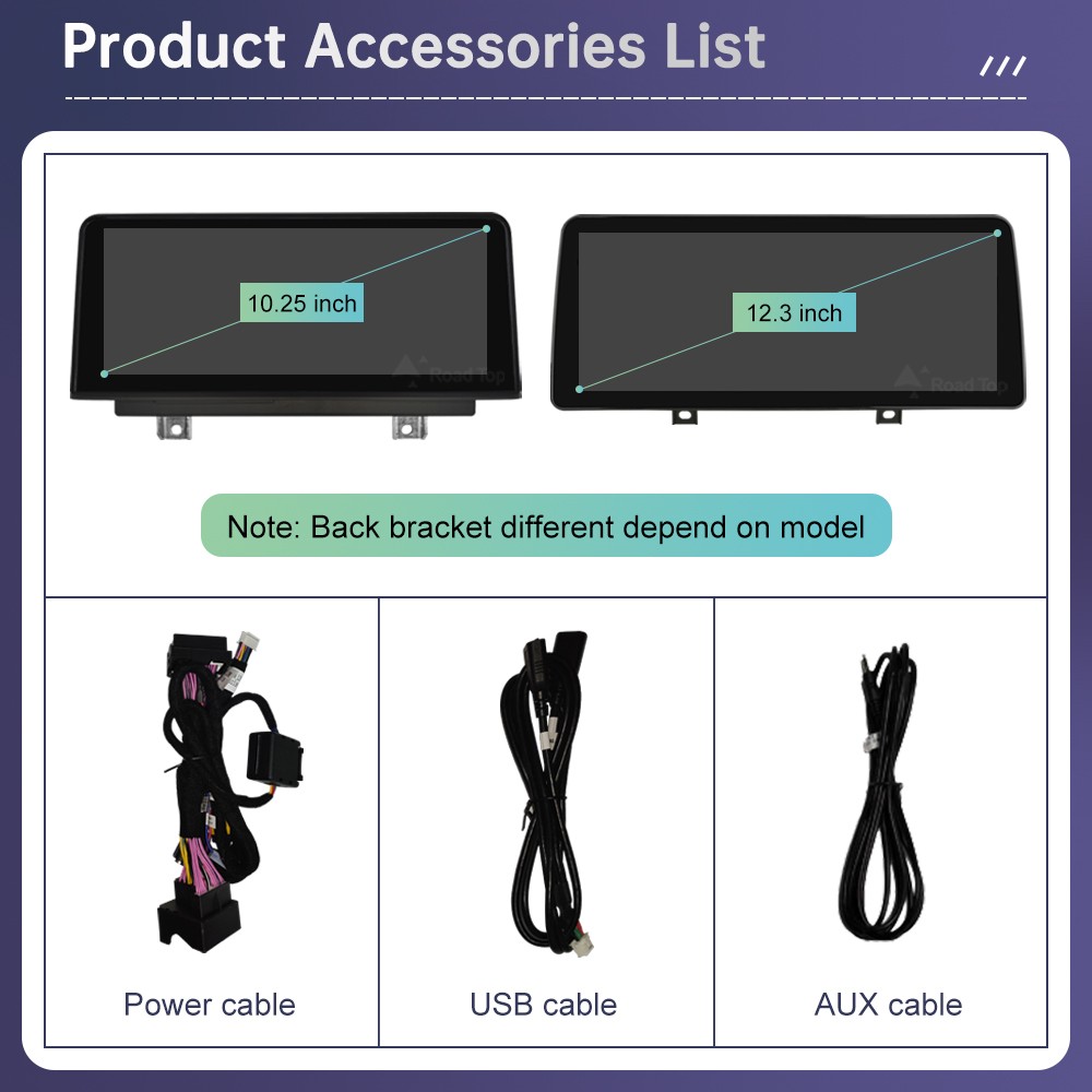 12.3" Wireless Carplay/Android Screen Multimedia For BMW X5 X6 E70 E71 2009-2013