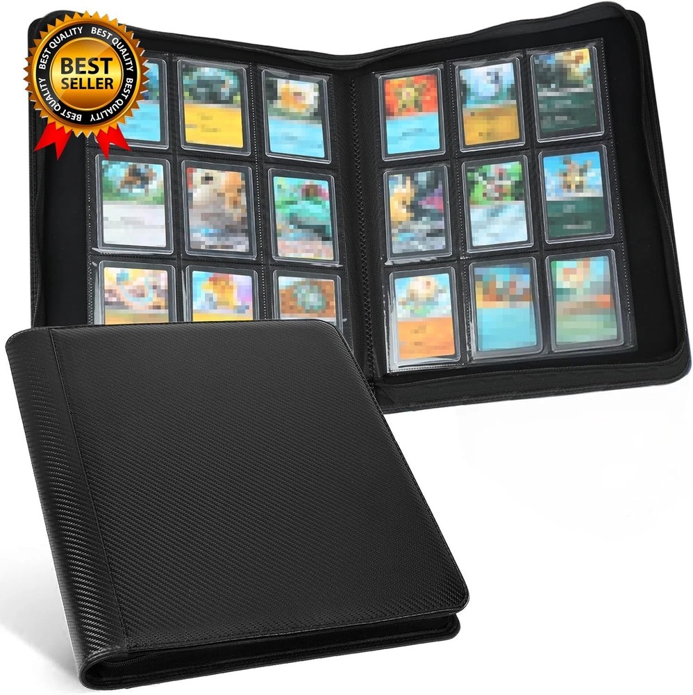 Toploader Binder, Holds 288 Toploaders, 9 Pocket Top Loader Binders