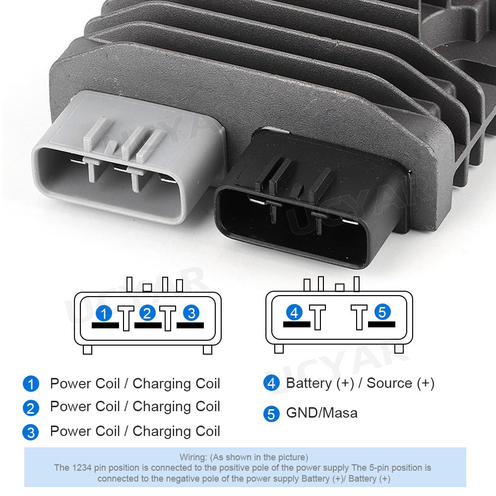 1pcs Regulator Rectifier Voltage for 2003-2005 Yamaha RX-1