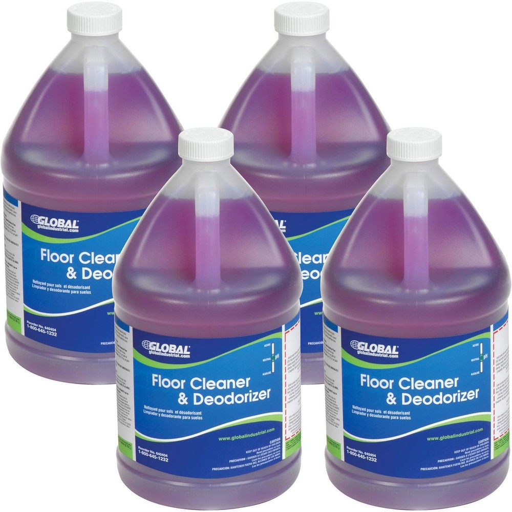 Floor Cleaner  Deodorizer Case Of Four 1 Gallon Bottles