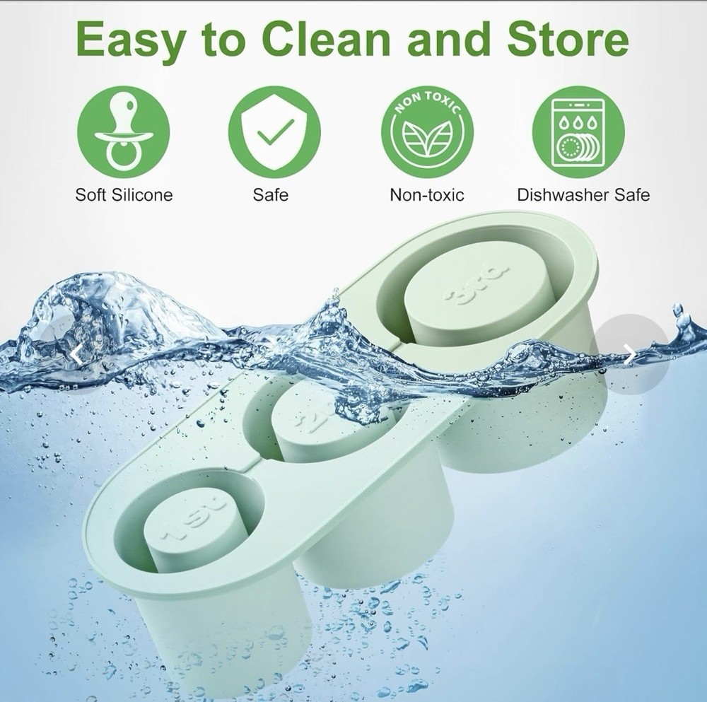 Ice Cube Tray for Stanley Cup, Silicone Ice Cube Maker With Lid for 30-40 oz ...