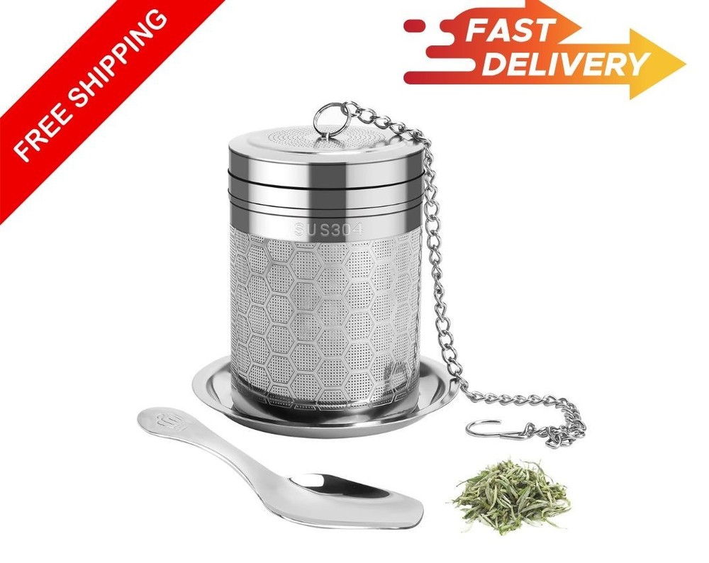 Large Tea Infusers for Loose Tea, Extra Fine Mesh Large Tea Strainer for Spice C