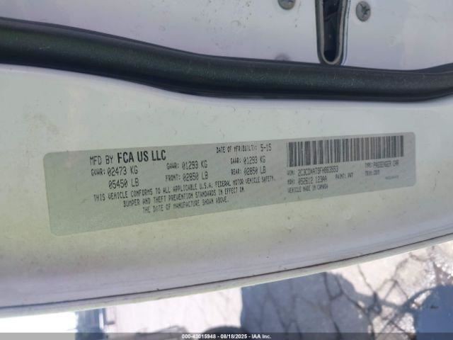 Passenger Right Front Window Regulator Fits 11-23 300 4893099