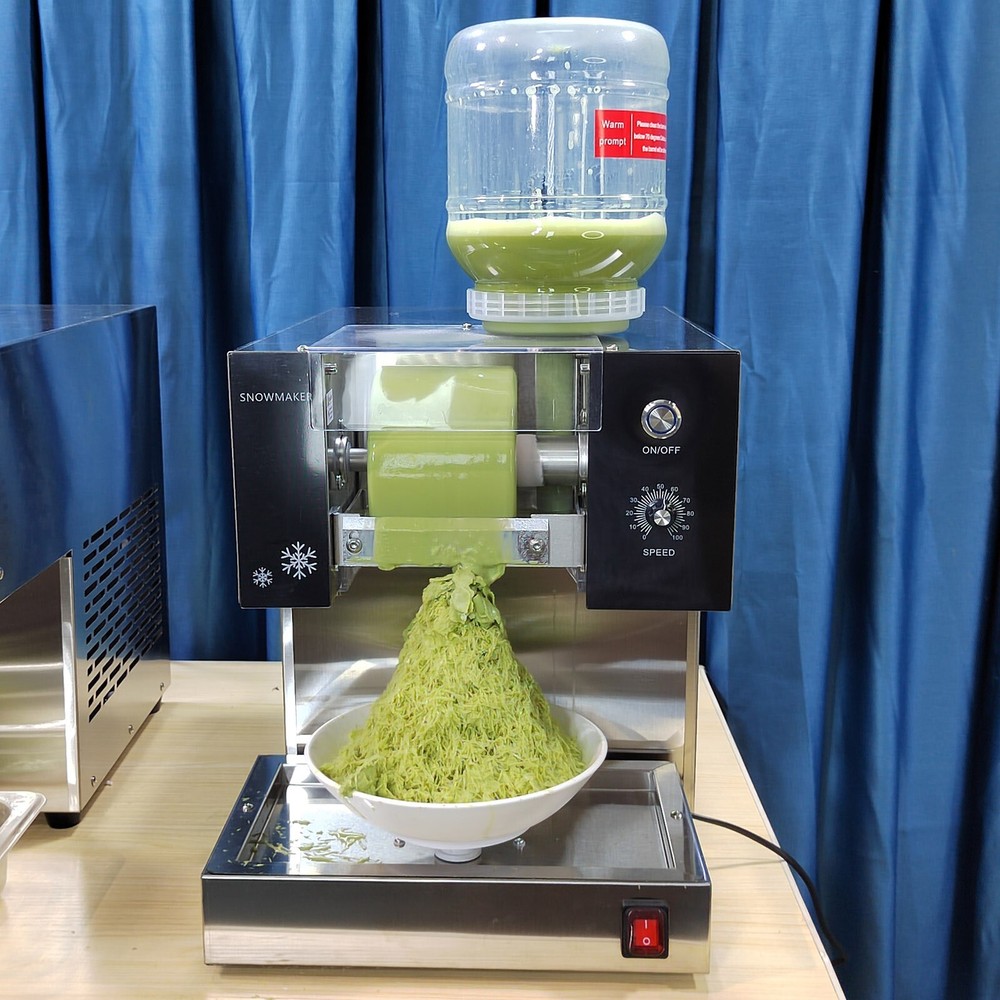 Kolice 275lbs/ day Shaved Ice Machine, Snowflake Ice Maker with Rotatable Base