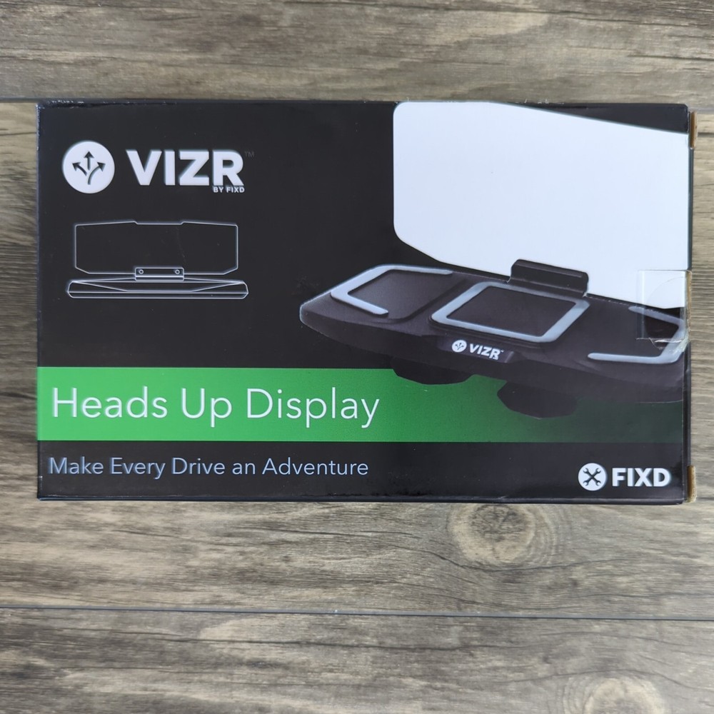 VIZR Heads Up Display by Fixd, Navigation/Map Mirror Device Phone Holder