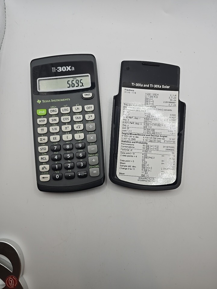 Texas Instruments TI-30Xa Scientific Calculator- Tested Works