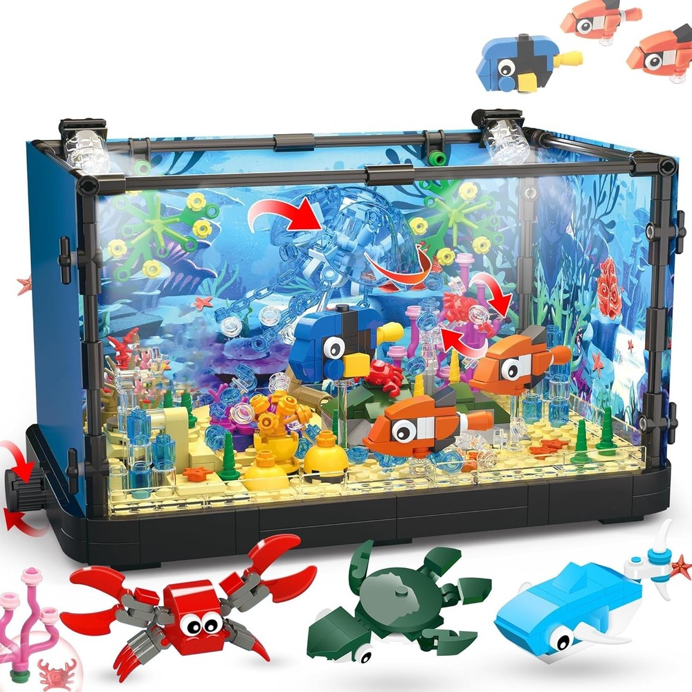 Creative Lighting Aquarium Building Blocks, 725pcs