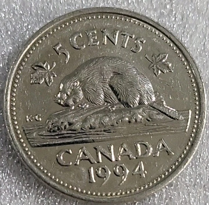 1994 Canada 5 Cents -- *C378