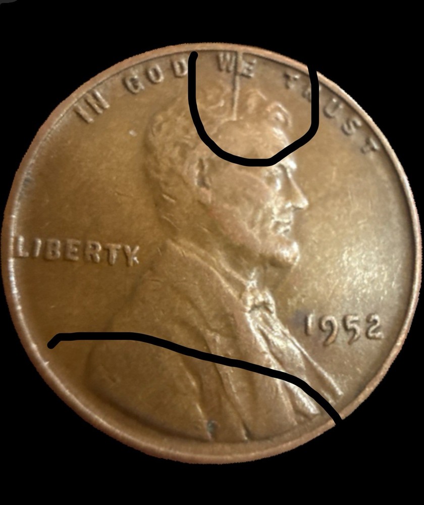 1952 Lincoln Wheat Penny Printing Errors