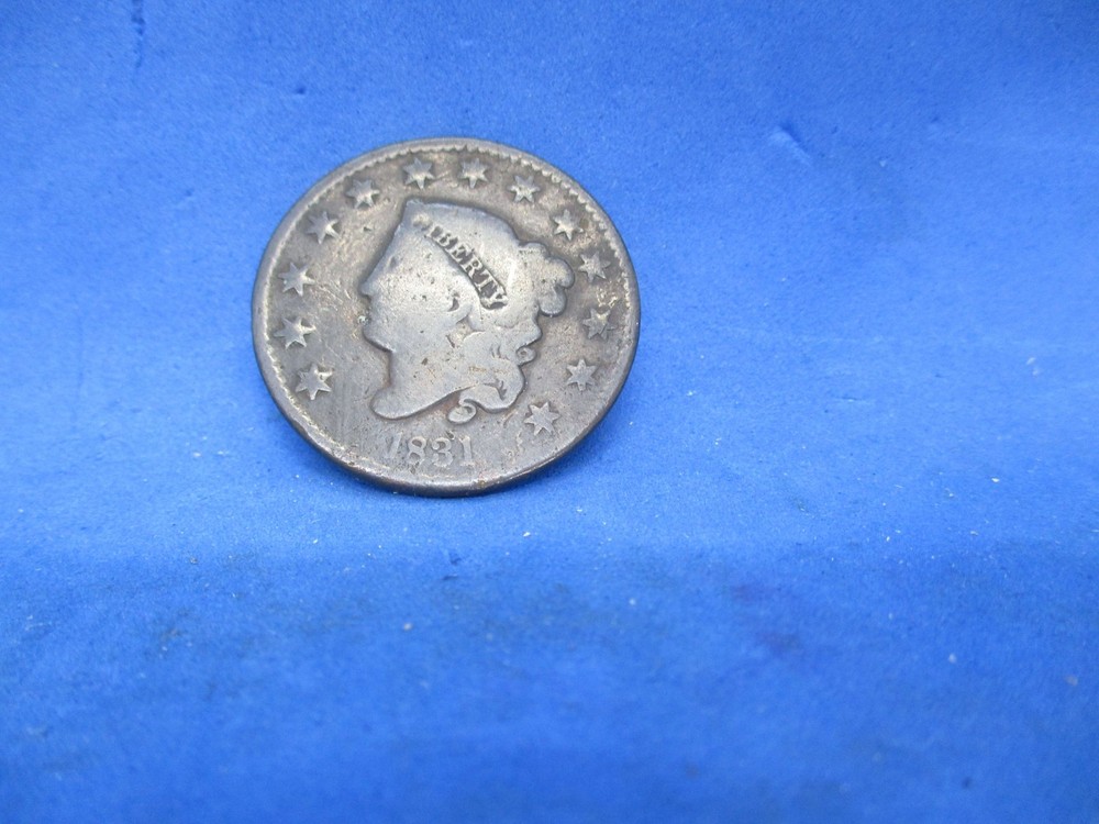 1831 Coronet Head Large Cent VG Nice