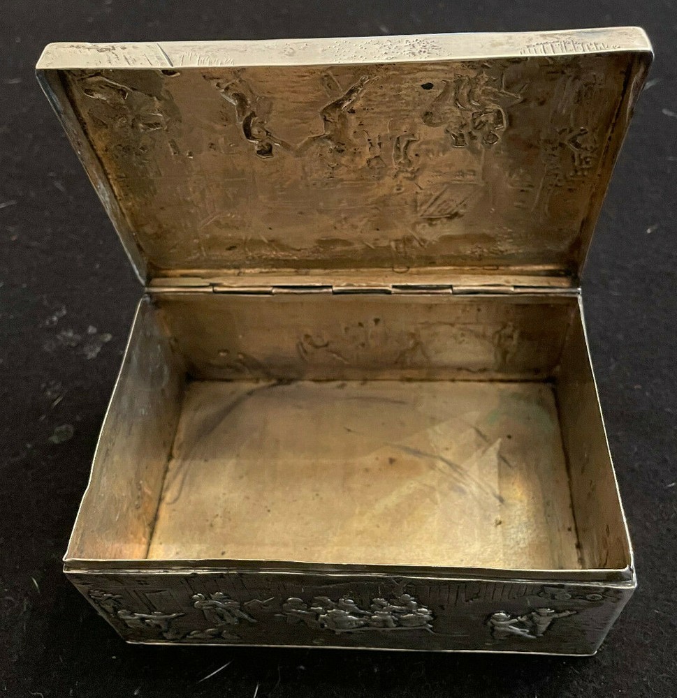 Hanau Nuremberg Germany 18th Centrury Silver Box