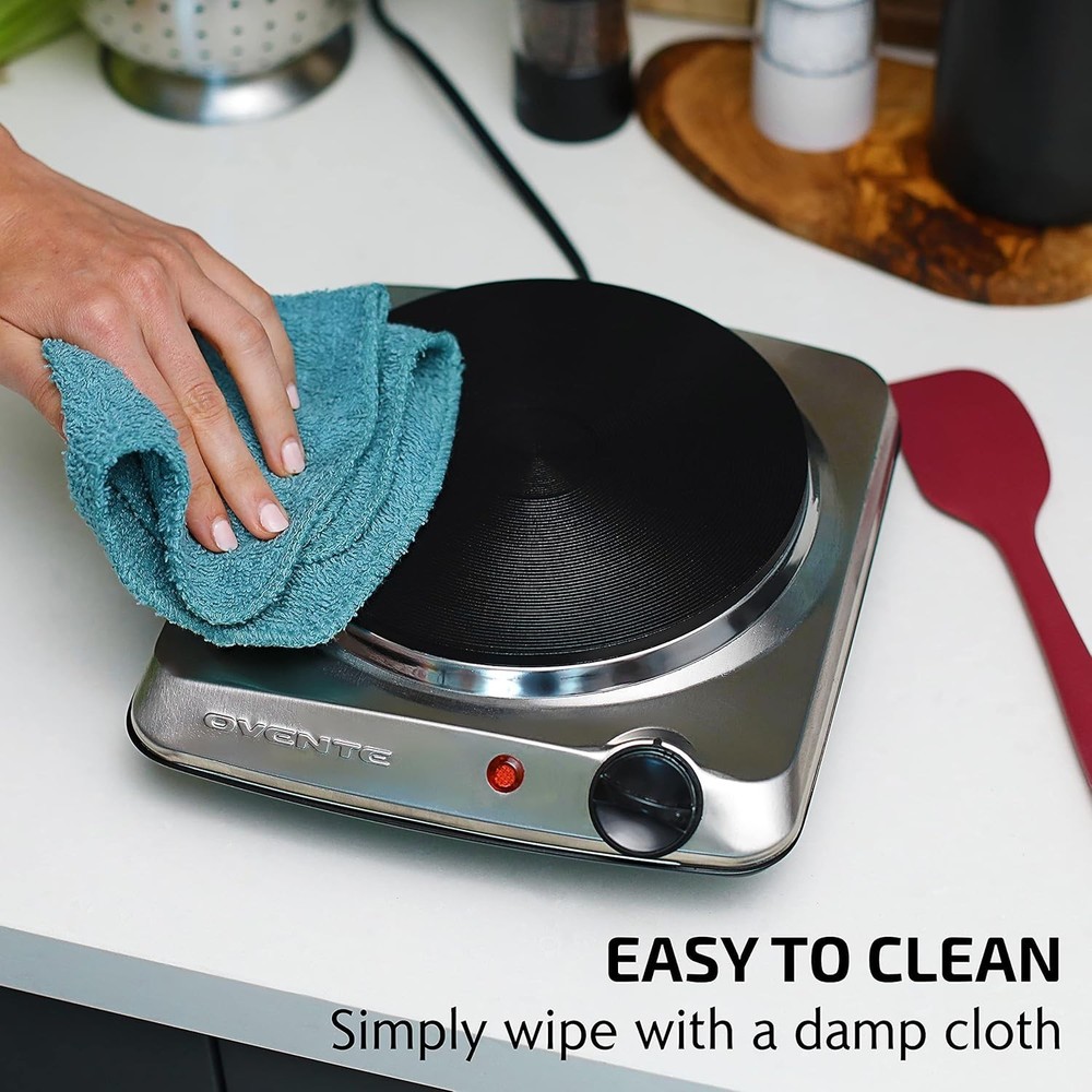 Electric Countertop Single Burner - Silver