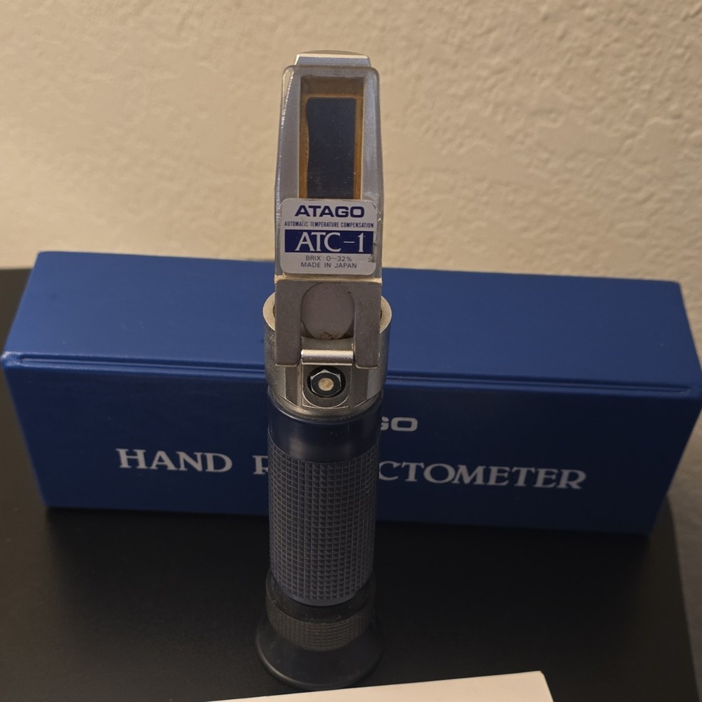 ATAGO ATC-1 Handheld Refractometer Automatic Temperature Compensation Box Manual