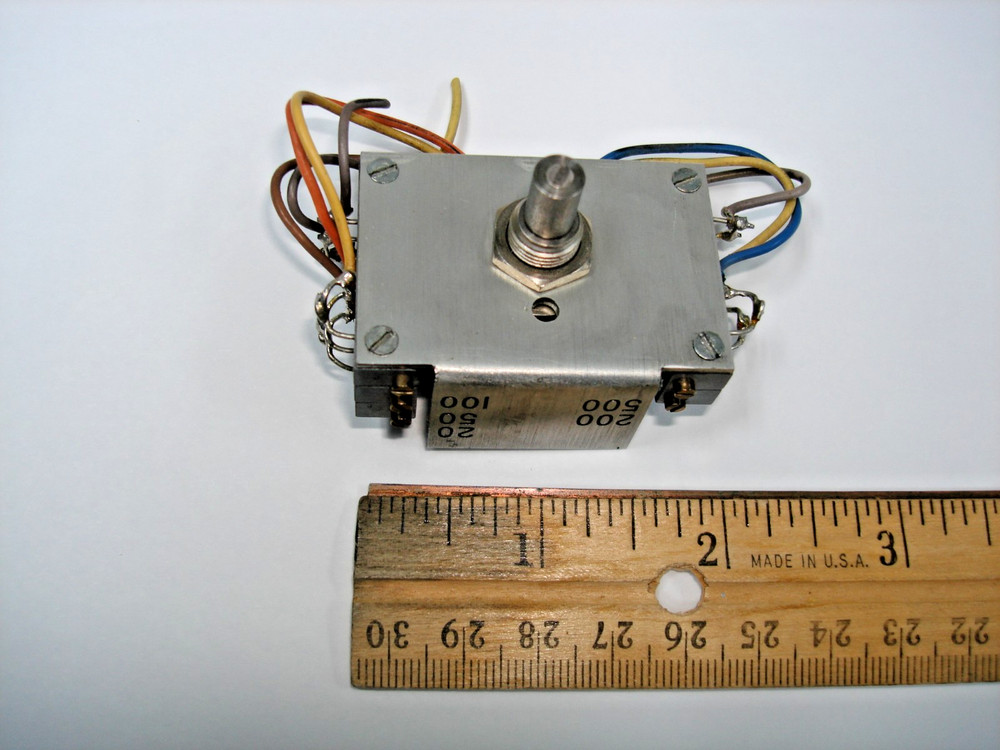 Rotary Switch Adjustable Step Attenuator 5 Position Oak Rotary Switch