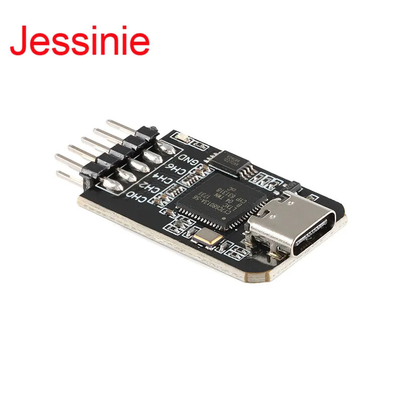 8 Channels Mini Logic Analyzer 8CH 24MHZ USB-C for ARM FPGA Debugging