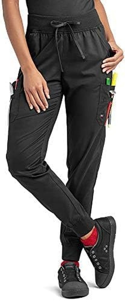 Women's Chef Pants - Professional Kitchen Work Uniform Medium Black
