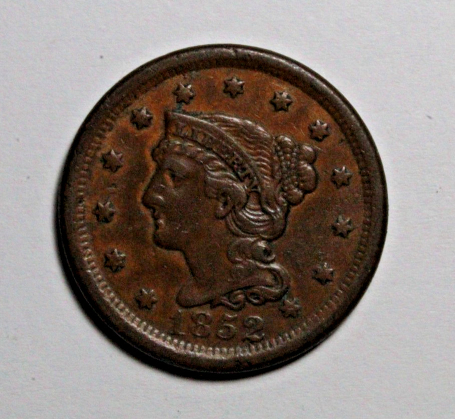 1852 Large Cent LRP310