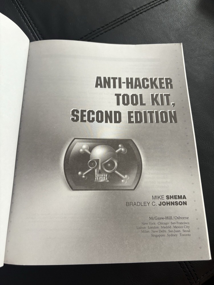 Anti-Hacker Tool Kit Second Edition