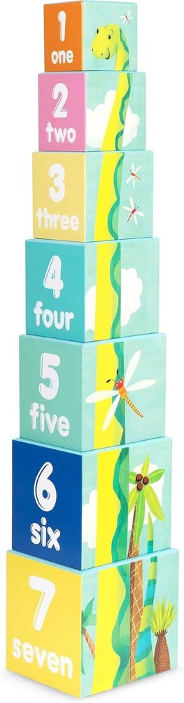 Boppi Stacking Cubes - Dinosaurs