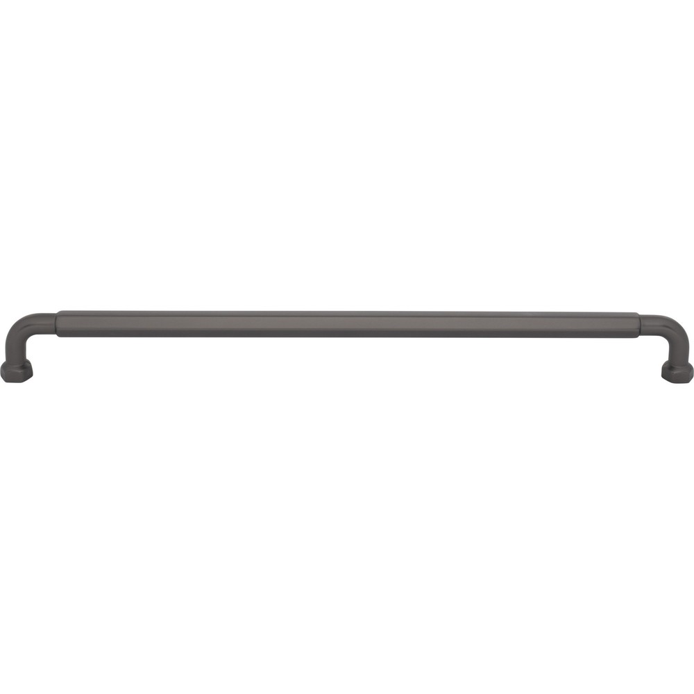 Top Knobs TK3206AG Dustin Pull 12" (c-c) - Ash Gray