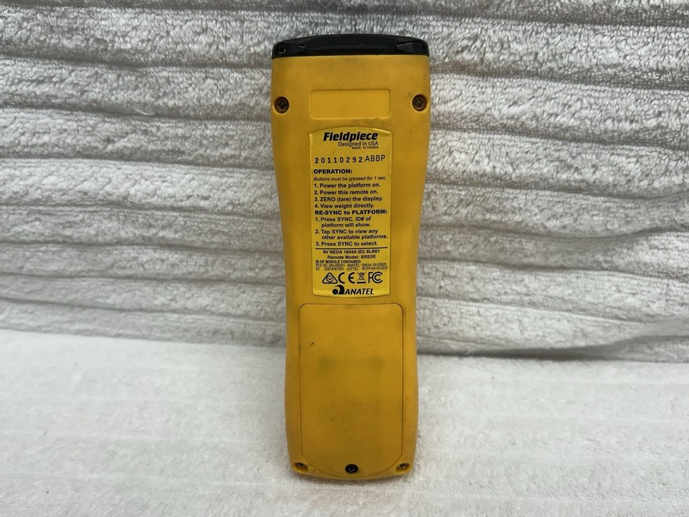 Fieldpiece SRS3 Wireless Refrigerant Scale w/ Remote