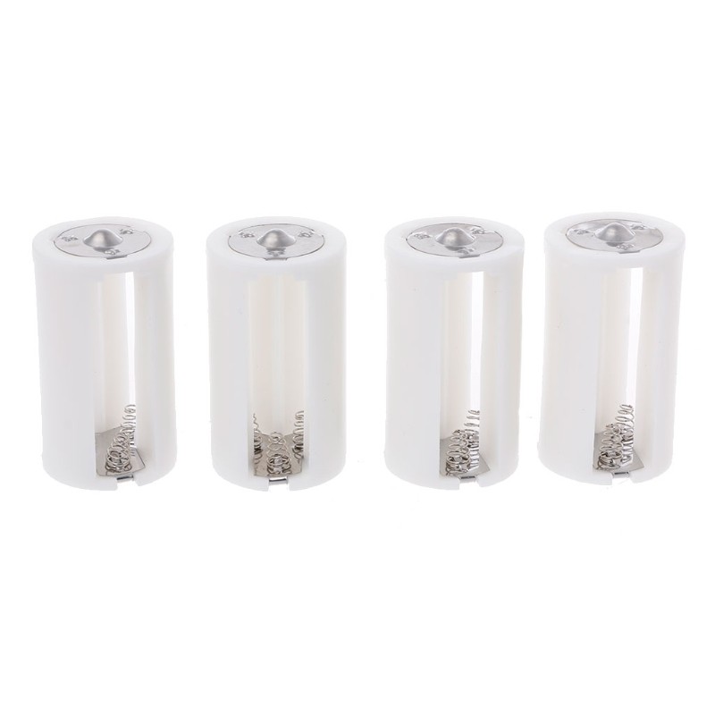 Portable Plastic 3 AA To D Size Battery Storage Case Cover Clip Holder Container