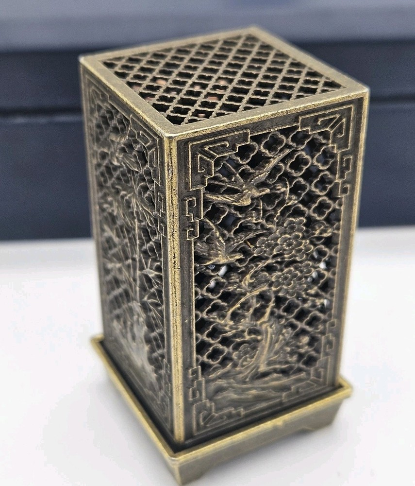 Vertical Incense Holder Asian Decor Burner Device M11