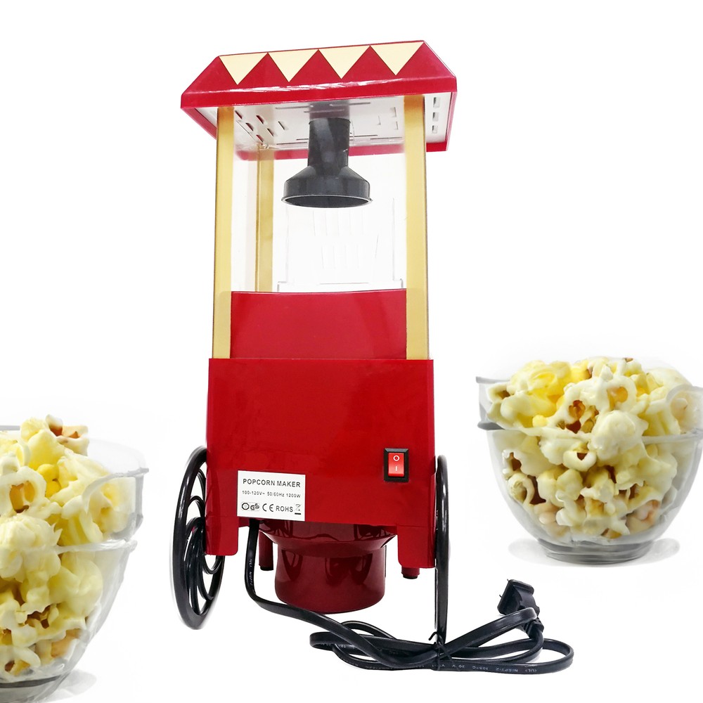 Mini Popcorn Machine Carriage Shape Hot Sell Tabletop Popcorn Maker