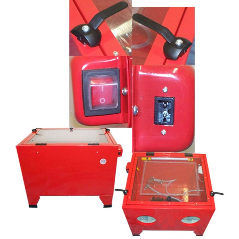 Abrasive Sandblaster Cabinet With Light