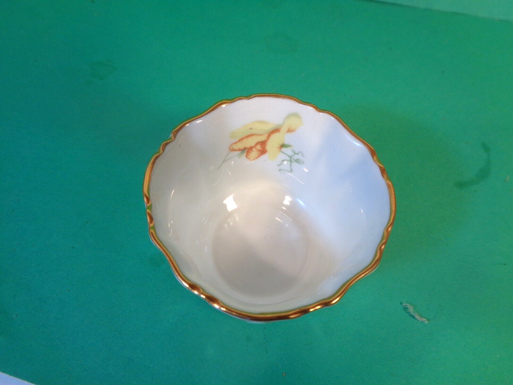 Mini Sugar Bowl & Creamer, Floral Pattern, Hammersley & Co, England (Used/EUC)