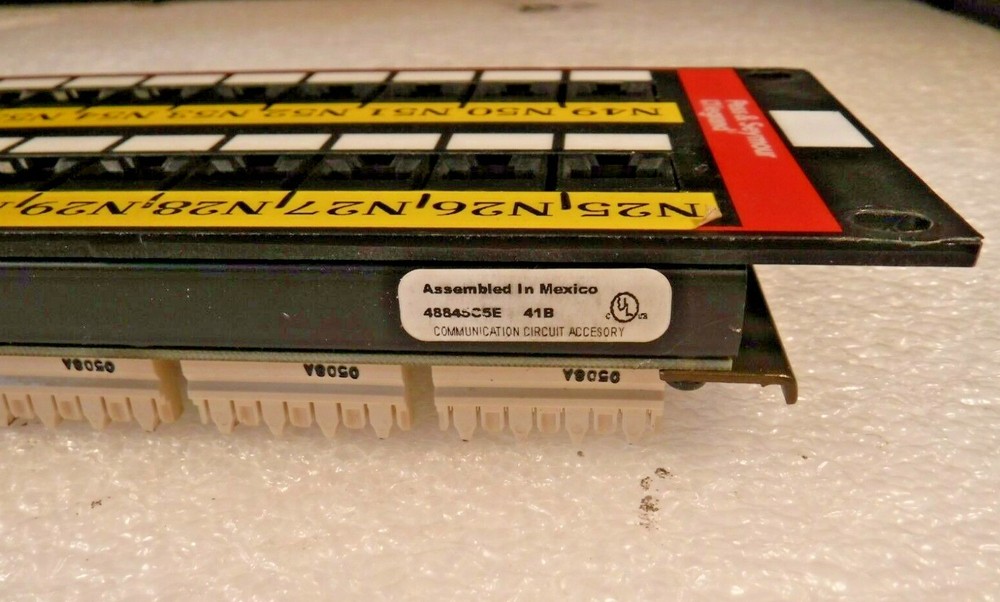 Pass & Seymour Olegrand 48845C5E 48-Port Communication Circuit Accessory Panel