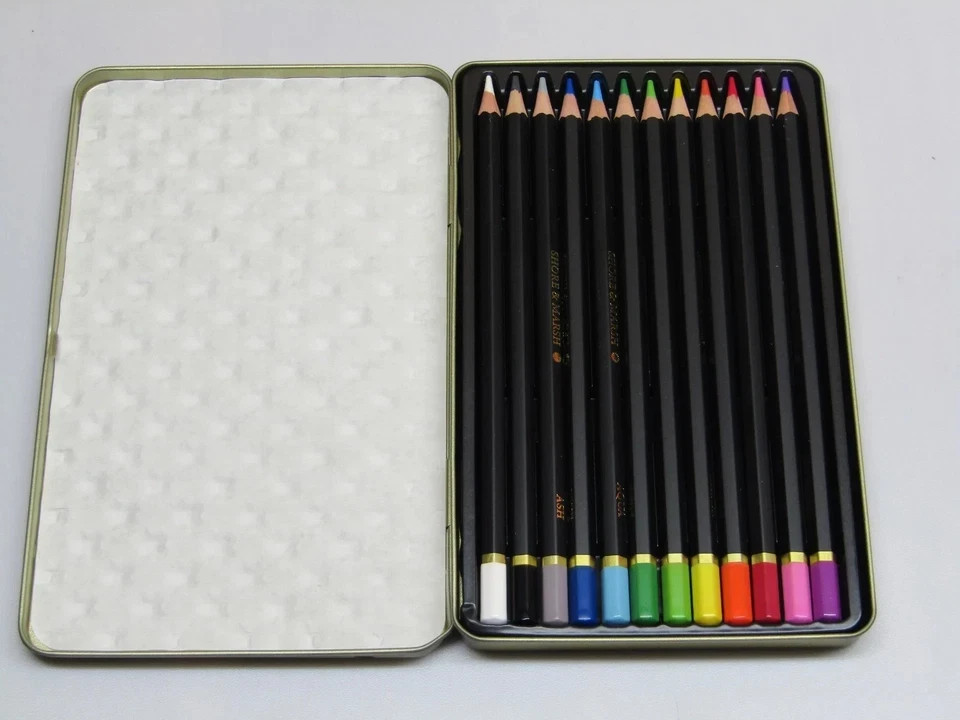Shore & Marsh Assorted Colouring Pencils 12 Pack