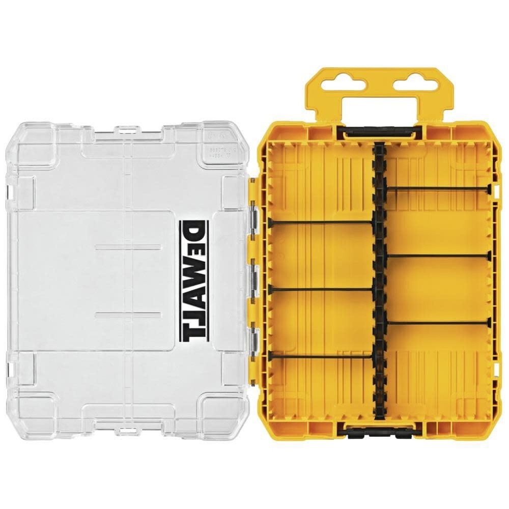 DEWALT Tough Case+ Medium Organizer – 8-Compartment Storage Box for Small